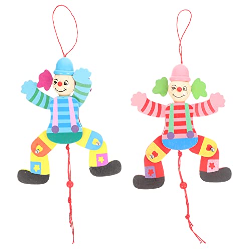 KICHOUSE Marionettenpuppe Für Jungen Und Mädchen Handpuppen-Set Clown-marionettenpuppen Schnur Interaktives Basteln Für Jungen Und Mädchen Zufällige Farbe von KICHOUSE