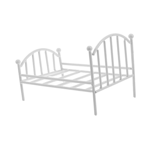 KICHOUSE Mini Eisenbett Puppenhausbett Blumentopfständer Niedliches Realistisches Puppenbett DIY Miniaturzubehör Für Spielende KICHOUSE Mini Eisenbett Puppenhausbett Blumentopfständer Niedliches Realistisches Puppenbett DIY Miniaturzubehör Für Spielende von KICHOUSE