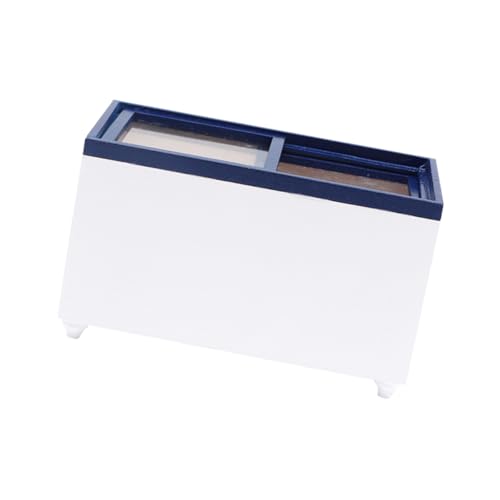 KICHOUSE Mini Gefrierschrank für Dollhouse Sicher für Kreative Spielwelten und Puppenhaus Zubehör KICHOUSE Mini Gefrierschrank für Dollhouse Sicher für Kreative Spielwelten und Puppenhaus Zubehör von KICHOUSE