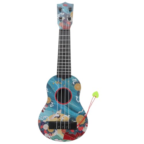 KICHOUSE Mini Gitarre Für Einstellbare Saiten Musikinstrument Frühkindlichen Bildung Anfänger Zimmerdekoration Plastik von KICHOUSE