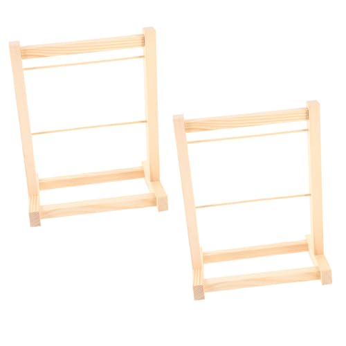 KICHOUSE Mini Holz Kleiderständer für Puppen Platzsparend für Puppenkleidung und Miniaturszenen Langlebig und Leicht Perfektes Zubehör für Puppenhäuser KICHOUSE Mini Holz Kleiderständer für Puppen Platzsparend für Puppenkleidung und Miniaturszenen Langlebig und Leicht Perfektes Zubehör für Puppenhäuser von KICHOUSE