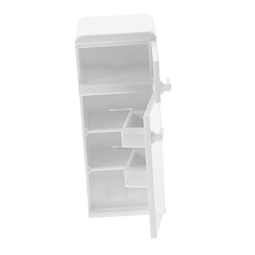 KICHOUSE Mini Kühlschrank Modell für Puppenhaus Kühlschrank für Weißer Kühlschrank für Puppenzubehör und Mikroszenendekoration für Kreative Spielideen und KICHOUSE Mini Kühlschrank Modell für Puppenhaus Kühlschrank für Weißer Kühlschrank für Puppenzubehör und Mikroszenendekoration für Kreative Spielideen und von KICHOUSE