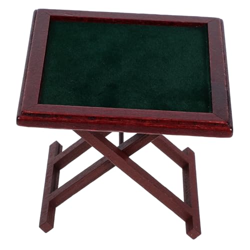 KICHOUSE Puppenhaus Miniatur Mahjong Tisch Realistisches Modell Für Sammlerstücke Modern Und Funktional von KICHOUSE