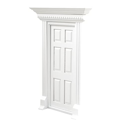 KICHOUSE Mini Möbel Modell Weiße Innentür für Puppenhaus Fach Tür Ornament Dekoration für Miniaturlandschaften und Rollenspiele Hochwertiges Holz Sicher und Elegant KICHOUSE Mini Möbel Modell Weiße Innentür für Puppenhaus Fach Tür Ornament Dekoration für Miniaturlandschaften und Rollenspiele Hochwertiges Holz Sicher und Elegant von KICHOUSE