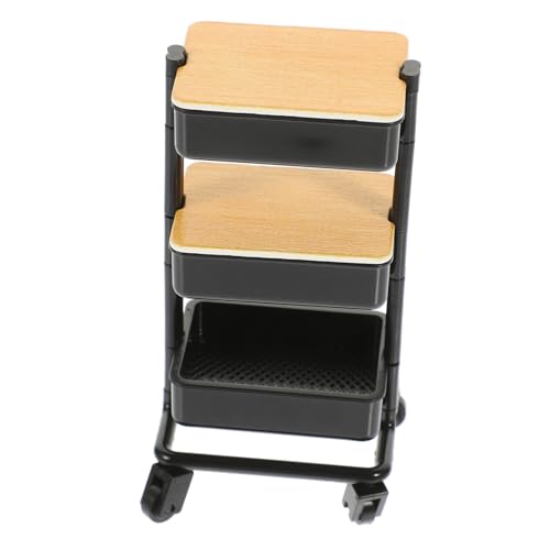 KICHOUSE Mini Puppenhauswagen Lagiger Aufbewahrungswagen Handgefertigtes Zubehör für Mini Beweglicher Trolley für Puppenhausmöbel für Schlafzimmer KICHOUSE Mini Puppenhauswagen Lagiger Aufbewahrungswagen Handgefertigtes Zubehör für Mini Beweglicher Trolley für Puppenhausmöbel für Schlafzimmer von KICHOUSE