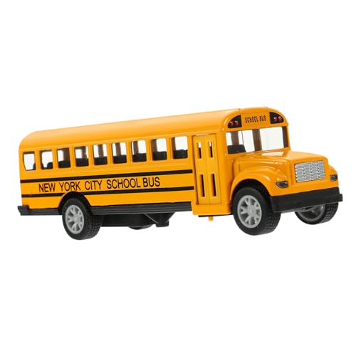 KICHOUSE Mini Schulbus Modell für Pädagogisches Push and Go Auto Realistisches Design für Jungen und Mädchen als Geburtstags Sicheres und Langlebiges Material KICHOUSE Mini Schulbus Modell für Pädagogisches Push and Go Auto Realistisches Design für Jungen und Mädchen als Geburtstags Sicheres und Langlebiges Material von KICHOUSE