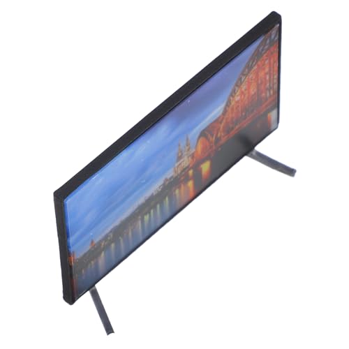 KICHOUSE Miniatur Fernseher für Puppenhaus Authentisches Dekorationsaccessoire Robuste Konstruktion und Realistische LCD Anzeige für Wohnzimmer Szenen für Miniatur Sammlungen KICHOUSE Miniatur Fernseher für Puppenhaus Authentisches Dekorationsaccessoire Robuste Konstruktion und Realistische LCD Anzeige für Wohnzimmer Szenen für Miniatur Sammlungen von KICHOUSE