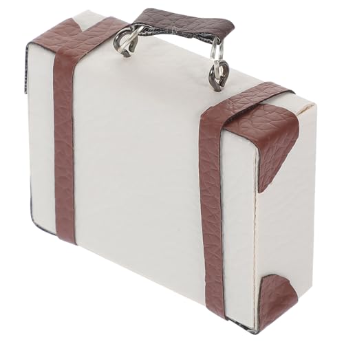 KICHOUSE Kleiner Koffer Deko Miniatur Gepäckbox Modell Dekoration Zubehör Puppenhaus Gepäckkoffer Reisekoffer Aktentasche Koffer Hausornament KICHOUSE Kleiner Koffer Deko Miniatur Gepäckbox Modell Dekoration Zubehör Puppenhaus Gepäckkoffer Reisekoffer Aktentasche Koffer Hausornament von KICHOUSE