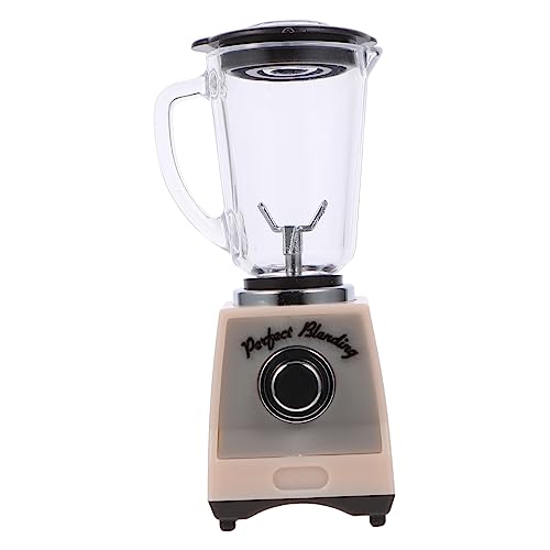 KICHOUSE Miniatur Mixer für Kinderküche Pinke Smoothie Maschine Realistisches Küchenspielzeug für Puppenhäuser für Rollenspiele und Kreative Entwicklung von KICHOUSE