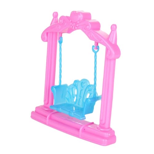 KICHOUSE Miniatur Puppenhaus Schaukel aus Robustem Langlebiges Puppenhaus Zubehör für Dekorative Mini Schaukel für Ausstattung und Spielspaß von KICHOUSE