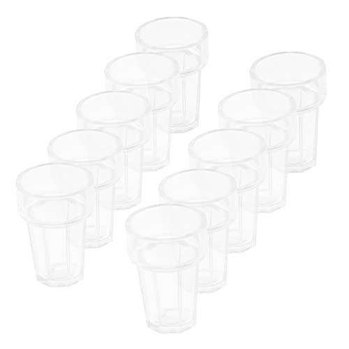 KICHOUSE Miniatur-Wassergläser 20 Stück Mini-Becher für Puppenhaus Mini-Spielzeug Wasserbecher Miniatur-Mini-Becher von KICHOUSE