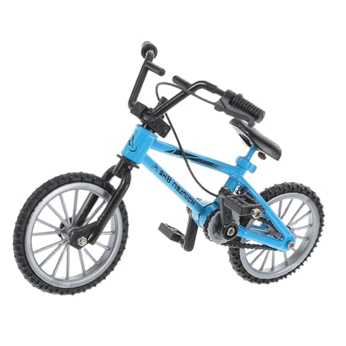 KICHOUSE Puppenhaus Zubehör Mini Fahrrad Spielzeug Finger Bike Mini Fahrrad Figur Dekoration Für Jungen Und Mädchen von KICHOUSE