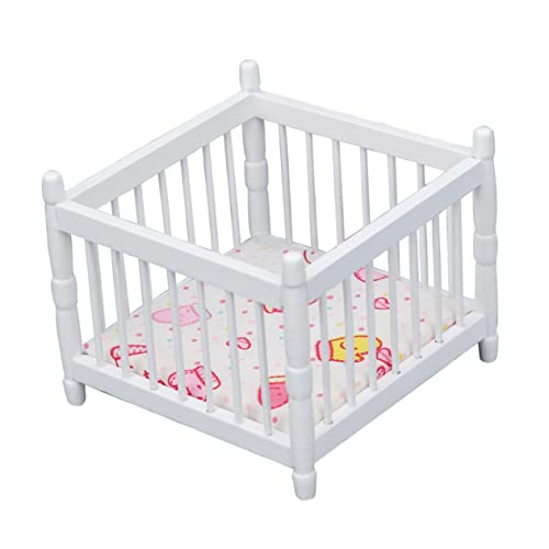 KICHOUSE Miniaturbett für Puppenhaus Holz Puppenmöbel Kompaktes Spielzeugbett Reinem Puppenhauszubehör für Kreative zur Dekoration von Puppenstuben KICHOUSE Miniaturbett für Puppenhaus Holz Puppenmöbel Kompaktes Spielzeugbett Reinem Puppenhauszubehör für Kreative zur Dekoration von Puppenstuben von KICHOUSE