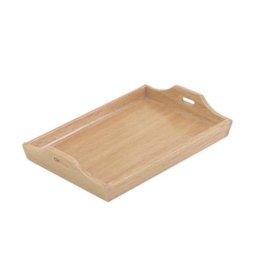 KICHOUSE Puppenhaus Miniatur Tablett Kinder Spiel Backtablett Holz Kinder Tablett Spielzeug KICHOUSE Puppenhaus Miniatur Tablett Kinder Spiel Backtablett Holz Kinder Tablett Spielzeug von KICHOUSE