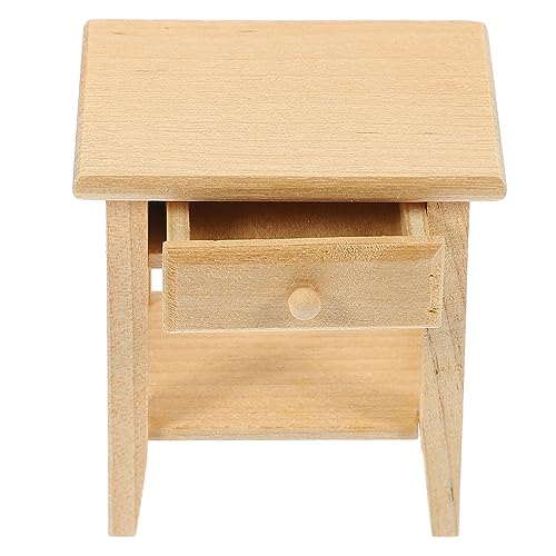 KICHOUSE Miniaturtischmodell Miniatur Puppenhausmöbel Schublade Holzschreibtischmodell für Puppenhaus Teetisch Wohnzimmer Holzschreibtisch mit Schlafzimmer Doll Spielzeug House Miniaturen KICHOUSE Miniaturtischmodell Miniatur Puppenhausmöbel Schublade Holzschreibtischmodell für Puppenhaus Teetisch Wohnzimmer Holzschreibtisch mit Schlafzimmer Doll Spielzeug House Miniaturen von KICHOUSE