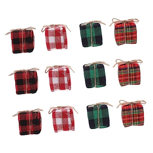 KICHOUSE 12pcs Miniatur Weihnachten Dekorationen Weihnachten Puppe Miniatur Boxen für Landschaft Decor KICHOUSE 12pcs Miniatur Weihnachten Dekorationen Weihnachten Puppe Miniatur Boxen für Landschaft Decor von KICHOUSE