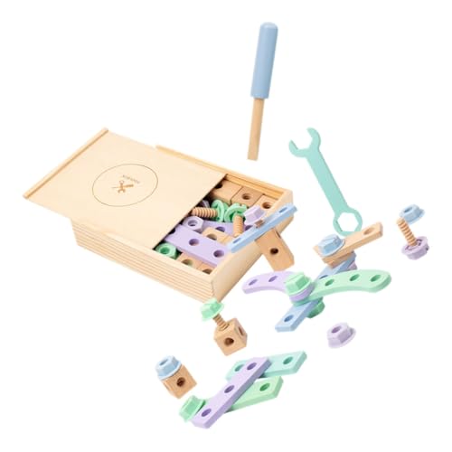 KICHOUSE Montessori Lernspielzeug Holzgebäude mit Kinder Kinderwerkzeug Holzwerkzeuge Spielset Werkzeugkasten für Kinderspielzeug als Jungen für und Mädchen Werkzeugset KICHOUSE Montessori Lernspielzeug Holzgebäude mit Kinder Kinderwerkzeug Holzwerkzeuge Spielset Werkzeugkasten für Kinderspielzeug als Jungen für und Mädchen Werkzeugset von KICHOUSE