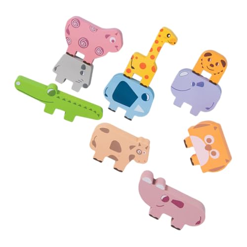 KICHOUSE Montessori Tierblöcke Kinder aus für Hölzerne mit Kleinkind von Stapelspielzeug Jungen Sortieren für Holzblöcke Spielzeugen Gleichgewichtsaktivitäten Mädchen Cartoon zum Bausteinen KICHOUSE Montessori Tierblöcke Kinder aus für Hölzerne mit Kleinkind von Stapelspielzeug Jungen Sortieren für Holzblöcke Spielzeugen Gleichgewichtsaktivitäten Mädchen Cartoon zum Bausteinen von KICHOUSE
