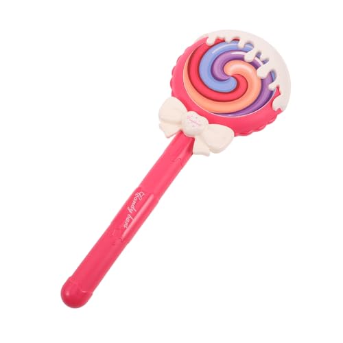 KICHOUSE Musical Lollipop Toy Cartoon Leuchte Zauberstab Kinder Zauberstab Spielzeug Lollipop Glow Stick Tragbares Lollipop Spielzeug Kinder Lollipop Spielzeug Handy Handheld Candy von KICHOUSE