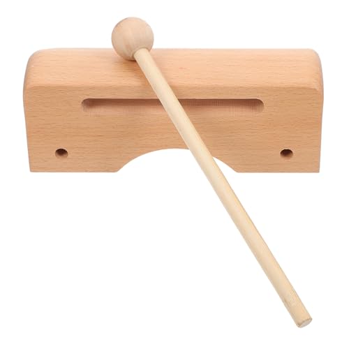 KICHOUSE Musikinstrument für Tiefton Percussion Block aus Hochwertigem Holz Musikspielzeug für Musikunterricht und Rhythmusförderung KICHOUSE Musikinstrument für Tiefton Percussion Block aus Hochwertigem Holz Musikspielzeug für Musikunterricht und Rhythmusförderung von KICHOUSE