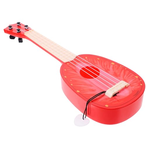 KICHOUSE Musikinstrumentenmodelle Anfänger Nachgemachtes Simulations Musikinstrumentenmodell Fruchtukulele Musikpädagogik Ukulele Jungen für Mädchen Cartoon Partyzubehör Gitarre Hawaii von KICHOUSE