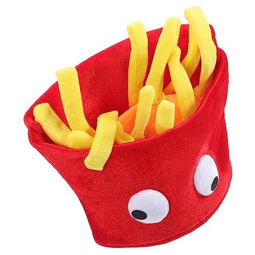 KICHOUSE Plüsch Pommes Frites Hut Für Karneval Party Favor Kostüm Zubehör Dekorative Kopfbedeckung KICHOUSE Plüsch Pommes Frites Hut Für Karneval Party Favor Kostüm Zubehör Dekorative Kopfbedeckung von KICHOUSE
