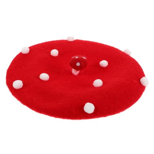 KICHOUSE Elegante Französische Häkelmütze Mit Pilzmuster Für Damen Vintage-künstlermütze Gemütliche Strickmütze Einzigartiges Muster KICHOUSE Elegante Französische Häkelmütze Mit Pilzmuster Für Damen Vintage-künstlermütze Gemütliche Strickmütze Einzigartiges Muster von KICHOUSE