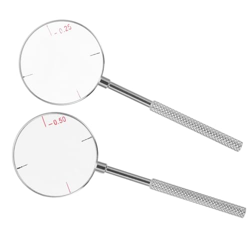 KICHOUSE 2Stücke Teiliges Set Kreuzzylinderlinse für Dioptrienmesswerkzeug aus Kupfer und Optometrie Zubehör für Präzise Sehtests Dioptrien KICHOUSE 2Stücke Teiliges Set Kreuzzylinderlinse für Dioptrienmesswerkzeug aus Kupfer und Optometrie Zubehör für Präzise Sehtests Dioptrien von KICHOUSE
