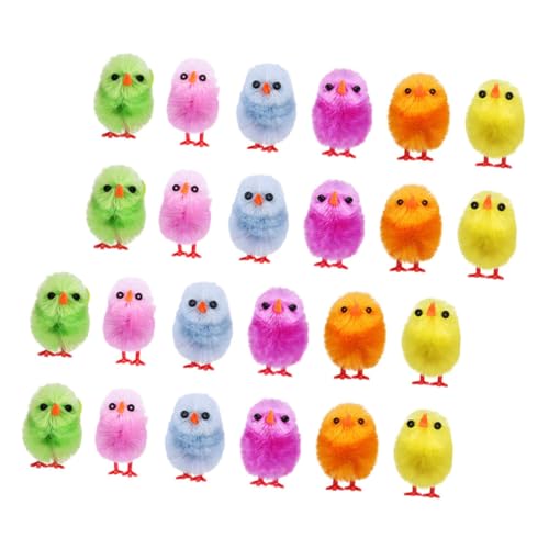 KICHOUSE Party Küken Regenbogenfarbene Gefälschte Baby Plüsch Pelzige Weihnachten Miniatur Osterküken Kuchenaufsätze Korbfüller Nutztierfiguren Figuren Ostern Osterkükenmodell Kuscheltier KICHOUSE Party Küken Regenbogenfarbene Gefälschte Baby Plüsch Pelzige Weihnachten Miniatur Osterküken Kuchenaufsätze Korbfüller Nutztierfiguren Figuren Ostern Osterkükenmodell Kuscheltier von KICHOUSE