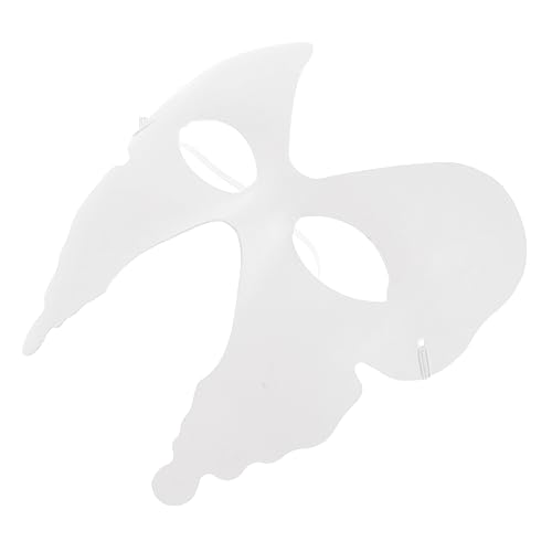 KICHOUSE Party Leere Bulk Papiermaske Selbermachen Schmetterlings Maskieren Masken Unbemalte Karneval Malmaske Halbgesichtsmaske Halb Maskerade Maske für Partymaske Papierfache Cosplay KICHOUSE Party Leere Bulk Papiermaske Selbermachen Schmetterlings Maskieren Masken Unbemalte Karneval Malmaske Halbgesichtsmaske Halb Maskerade Maske für Partymaske Papierfache Cosplay von KICHOUSE
