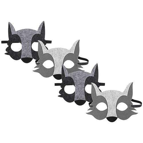 KICHOUSE Halloween-kostüme Masken-set Filz Halbmaske Cosplay-requisite Vielseitig Einsetzbar für Veranstaltungen KICHOUSE Halloween-kostüme Masken-set Filz Halbmaske Cosplay-requisite Vielseitig Einsetzbar für Veranstaltungen von KICHOUSE
