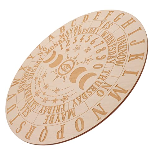 KICHOUSE Pendelbrett Aus Holz Wahrsage Informationstafel Wahrsagetafel Wahrsagerei Wicca Meditation Wahrsage Requisite Wahrsagewerkzeug Wahrsage Schreibtischbrett Aus Holz KICHOUSE Pendelbrett Aus Holz Wahrsage Informationstafel Wahrsagetafel Wahrsagerei Wicca Meditation Wahrsage Requisite Wahrsagewerkzeug Wahrsage Schreibtischbrett Aus Holz von KICHOUSE