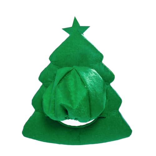 KICHOUSE Performance Requisiten Alberne Weihnachtsmütze Party Unisex Weihnachtsdekorationen Baumhut Kopfbedeckung Erwachsene Hüte Festliches Weihnachtsstirnband Urlaub Stirnband von KICHOUSE