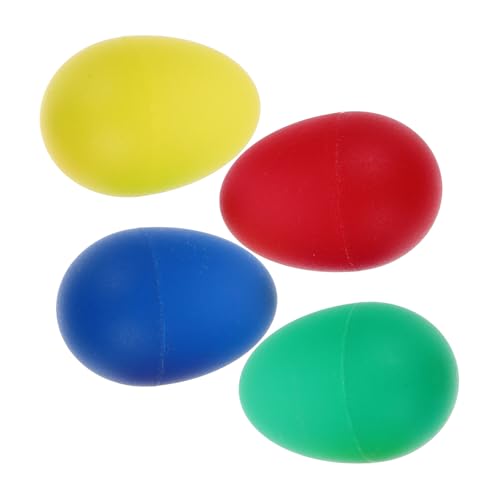 KICHOUSE Plastik Eier Maracas Farben Musikinstrument für Frühe Rhythmusarbeit und Musikunterricht aus Kunststoff für Gruppenaktivitäten Zufällige Farbe Zufällige Farbe von KICHOUSE