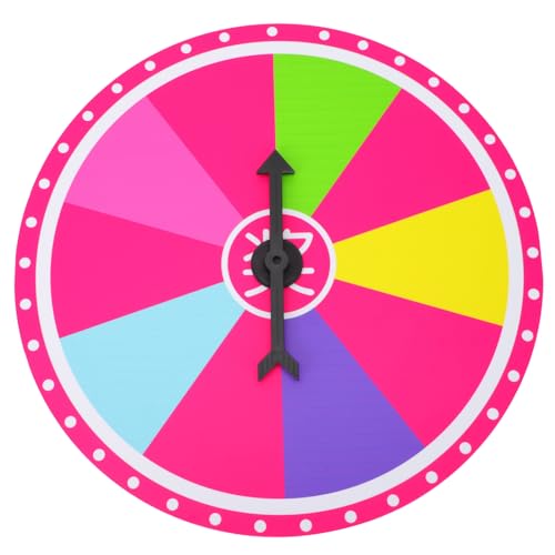 KICHOUSE -Plattenspieler Spielevent Zufallsspiel Preisgewinner Partyzubehör Kinderspielzeug Spiel Wendeplatte hängendes Zugrad Spieleprop Schaum Colorful von KICHOUSE