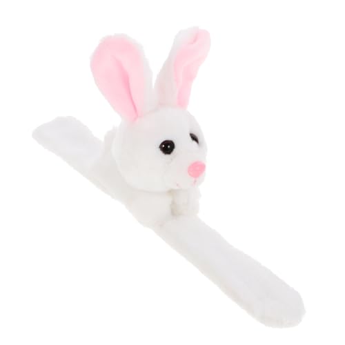 KICHOUSE Plüsch Schlapparmband mit Tiermotiv Süßes Cartoon Armband für Mitgebsel für Geburtstagsfeiern Dschungel Thema Weißer Hase KICHOUSE Plüsch Schlapparmband mit Tiermotiv Süßes Cartoon Armband für Mitgebsel für Geburtstagsfeiern Dschungel Thema Weißer Hase von KICHOUSE