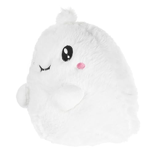 KICHOUSE Plüschgespenst zum Kuscheln lustige Halloween-Puppe Kuscheltier Feiertagsdekoration Halloween-Kissen Halloween-Plüschpuppe PP Baumwolle Weiß von KICHOUSE