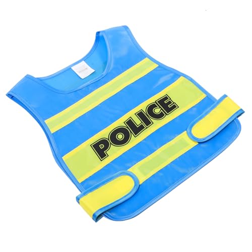KICHOUSE Polizeikostüm für Kleinkinder Cosplay Polizeiweste mit Feiner Textur für Rollenspiele und Partys für Jungen und Bequem und Sicher Perfektes Kostüm KICHOUSE Polizeikostüm für Kleinkinder Cosplay Polizeiweste mit Feiner Textur für Rollenspiele und Partys für Jungen und Bequem und Sicher Perfektes Kostüm von KICHOUSE