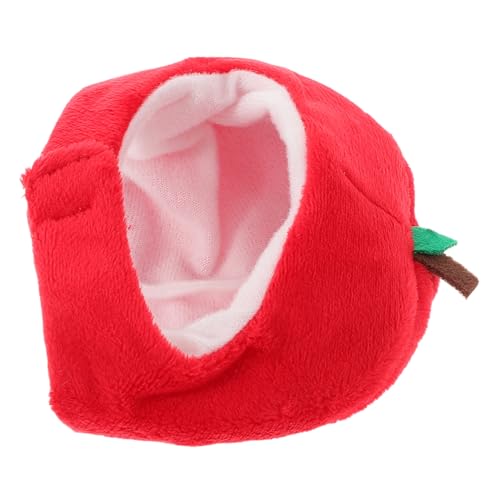 KICHOUSE Puppe Hut Kostüm Hut Für Puppe Cartoon Puppe Hut Mini Apfel Kappe Cosplay Hut Für Puppe Apfel Kostüm Versorgung Apfel Hut Stoffpuppe Apfel Hut Puppe Apfel Hut von KICHOUSE