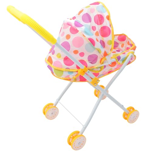 KICHOUSE Puppe Kinderwagen Spielzeug Kinder Simulierte Kinderwagen Modell Kinder Lustige Pretend Spielen Ornament KICHOUSE Puppe Kinderwagen Spielzeug Kinder Simulierte Kinderwagen Modell Kinder Lustige Pretend Spielen Ornament von KICHOUSE