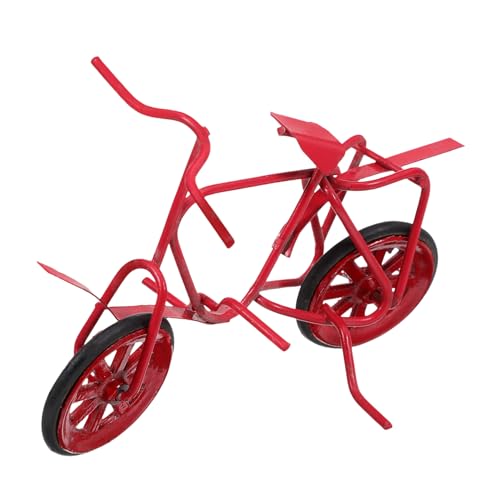 KICHOUSE Puppenhaus Fahrrad klein Dekorationen Kind Puppenfahrrad gebaut Miniaturfahrrad Miniatur-Fahrradmodell Miniatur-Fahrradornament simuliertes Fahrradmodell -Modell Eisen rot KICHOUSE Puppenhaus Fahrrad klein Dekorationen Kind Puppenfahrrad gebaut Miniaturfahrrad Miniatur-Fahrradmodell Miniatur-Fahrradornament simuliertes Fahrradmodell -Modell Eisen rot von KICHOUSE