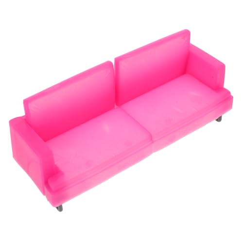 KICHOUSE Puppenhaus Möbel Pinkes Couch Sofa Für Puppenhaus Wohnzimmer Dekoration Puppenhaus Sofa Modell Für Puppenfamilie KICHOUSE Puppenhaus Möbel Pinkes Couch Sofa Für Puppenhaus Wohnzimmer Dekoration Puppenhaus Sofa Modell Für Puppenfamilie von KICHOUSE