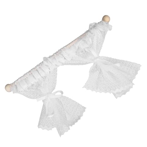 KICHOUSE Puppenhaus-spitzenvorhang, Puppenhaus-Vorhang, Mini-spitzenvorhang, Mini-fenstervorhang KICHOUSE Puppenhaus-spitzenvorhang, Puppenhaus-Vorhang, Mini-spitzenvorhang, Mini-fenstervorhang von KICHOUSE