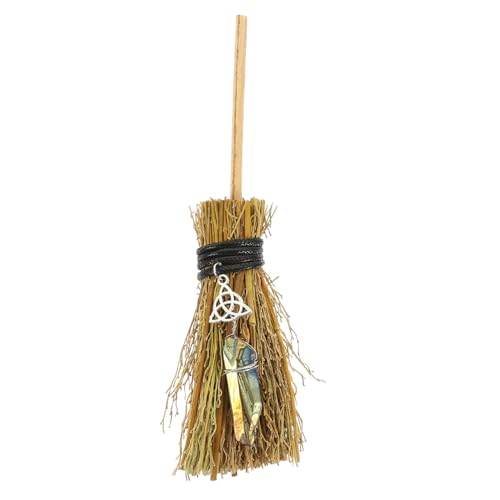 KICHOUSE Puppenhausdekor Halloween Broom Decor Miniature Witch Broom Wizard Broom with Altar Pentagram Halloween Dekoration Dekoratives Hexenbesen Charms Craft Pendant Car Hanging Brush KICHOUSE Puppenhausdekor Halloween Broom Decor Miniature Witch Broom Wizard Broom with Altar Pentagram Halloween Dekoration Dekoratives Hexenbesen Charms Craft Pendant Car Hanging Brush von KICHOUSE