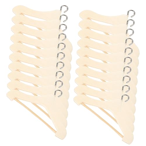KICHOUSE Puppen Kleiderbügel Mini Kleiderbügel Puppenzubehör Puppenkleiderbügel Ornamente Für Puppenkleidung Hölzerne Puppenkleider Puppenanzüge Kleiderbügel Rack KICHOUSE Puppen Kleiderbügel Mini Kleiderbügel Puppenzubehör Puppenkleiderbügel Ornamente Für Puppenkleidung Hölzerne Puppenkleider Puppenanzüge Kleiderbügel Rack von KICHOUSE
