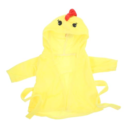 KICHOUSE Puppenkleidung für Babypuppen Kompaktes Puppenkostüm mit Einfachem Anziehdesign Süßes Hühnermantel Outfit für Kreatives und Puppenhausverkleidung von KICHOUSE