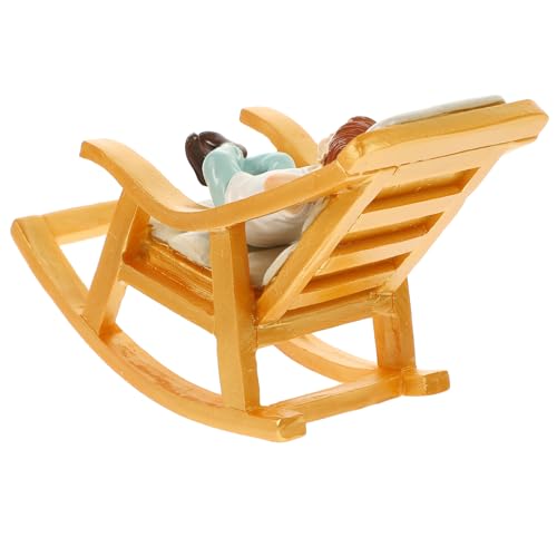 KICHOUSE Puppenmöbel Möbel mit Hausbedarf Harz Dekorationen Schaukelstuhlmodell Desktop Miniatur für Mädchen Skulptur Statuen Bezaubernde Puppen Heim Schaukelstuhl Ornament KICHOUSE Puppenmöbel Möbel mit Hausbedarf Harz Dekorationen Schaukelstuhlmodell Desktop Miniatur für Mädchen Skulptur Statuen Bezaubernde Puppen Heim Schaukelstuhl Ornament von KICHOUSE