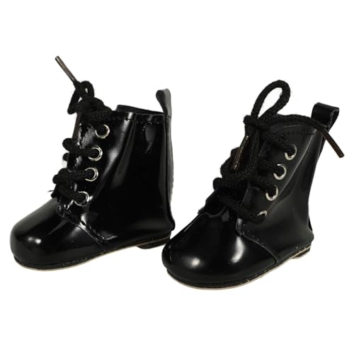 KICHOUSE Puppenschuhe PU Boots Miniatur Stiefel für Mädchenpuppen Strapazierfähige PU Materialien Leicht zu Reinigen Modische Puppenstiefel als Dekoratives Zubehör von KICHOUSE