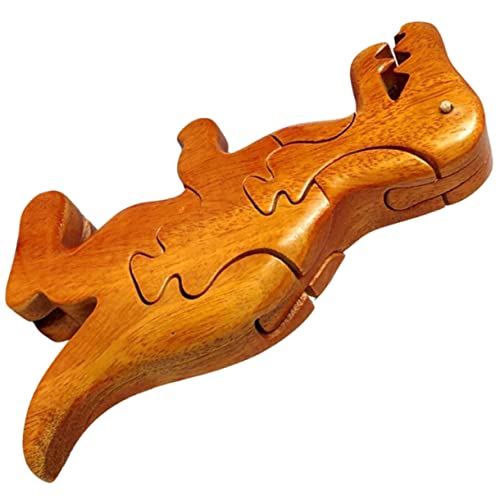 KICHOUSE Puzzle Vorschulspielzeug Montage Dinosaurier zerlegen Dinosaurier- zusammenbauen Dinosaurier-Montagespielzeug hölzern KICHOUSE Puzzle Vorschulspielzeug Montage Dinosaurier zerlegen Dinosaurier- zusammenbauen Dinosaurier-Montagespielzeug hölzern von KICHOUSE