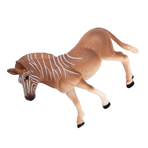 KICHOUSE Zebrafigur Tiermodell aus Kunststoff Realistische Simulation Lebensechtes Zebramodell für Dekoration Pädagogisches Spielzeug für Kinder Simulationstierfigur für Lernzwecke von KICHOUSE